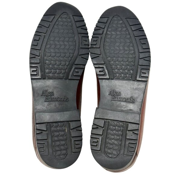 Allen Edmonds Nashua Brown‎ Leather Tassel Kiltie Loafers Mens Size 9.5 D - Picture 10 of 11